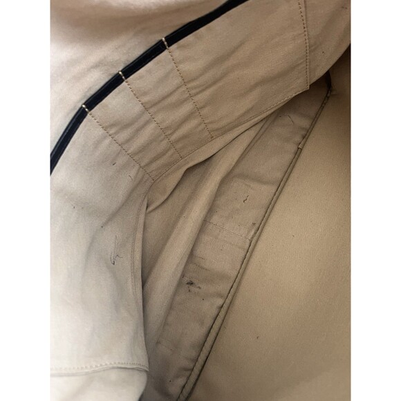 Cole Haan Large Black Travel Work Messenger Bag Leather Expandable Belt - Picture 8 of 16